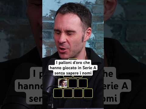 Piramide: i palloni d’oro che hanno giocato in Serie A