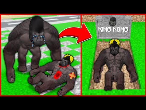 KİNG KONG'UN BEBEĞİ ÖLDÜ! 😱 - Minecraft ZENGİN FAKİR HAYATI