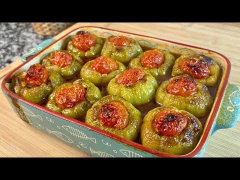 BİLDİĞİNİZ TÜM TARİFLERİ UNUTUN 👌 Fırında Zeytinyağlı Biber Dolması | Nasıl Yapılır?