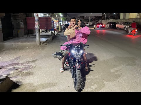 لما ابوك يسرق ماكنه🏍️😂