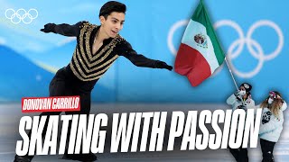 Carrillo’s Historic Olympic Debut 🇲🇽⛸️ | Men Single Skating Short & Free Program | Beijing 2022