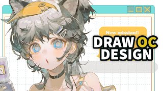 How I Design OC character // photoshop tutorial