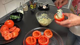 🍅 Recept za punjeni paradajz iz rerne koji topi sve ukuse!
