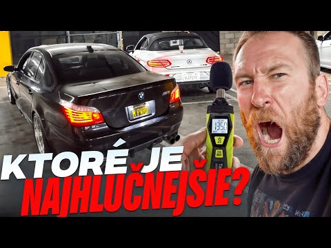 KUPIL SOM DECIBELMETER A ZMERAL AKO ZNEJU MOJE AUTA! Aky Je Vysledok?