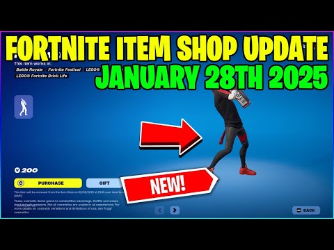 *NEW* KEY SWEEPER EMOTE! Fortnite Item Shop [January 28th, 2025] (Fortnite Battle Royale)