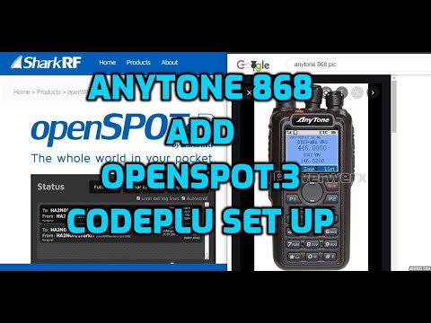 anytone at d868uv codeplug openspot