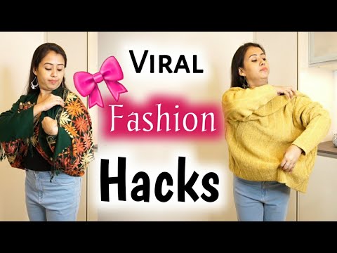 Trying Viral Winter Fashion Hacks | Pass Or Fail? Virtual Diva #winterfashionhack #viralhacks