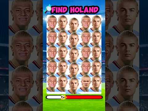 Find Haaland, Mbappe & Jude? 🔍 #shorts #football