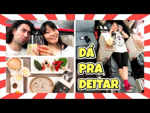 ISSO SIM É QUE É VOAR DE AVIÃO (classe executiva com a TURKISH AIRLINES) - Japão Nosso De Cada Dia