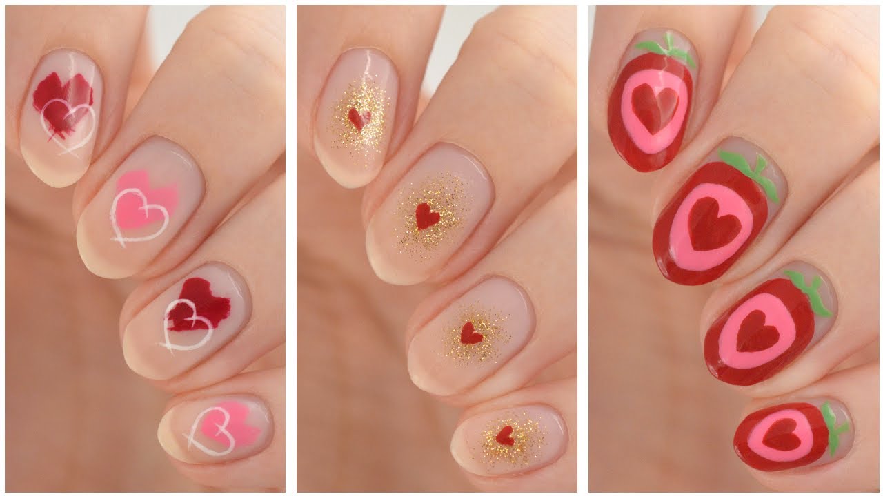 Nail Art For Valentine’s Day ❤️ Cute & Easy Nail Design Compilation For Valentine’s!