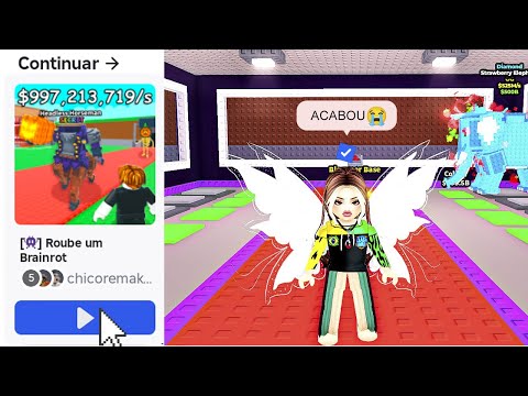 ENTREI NO SERVIDOR PÚBLICO E PERDI TODOS MEUS BRAINROTS RAROS 😭