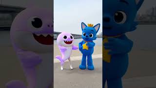 Baby Shark e Pinkfong colorati 🌈🦈 #babyshark #pinkfong