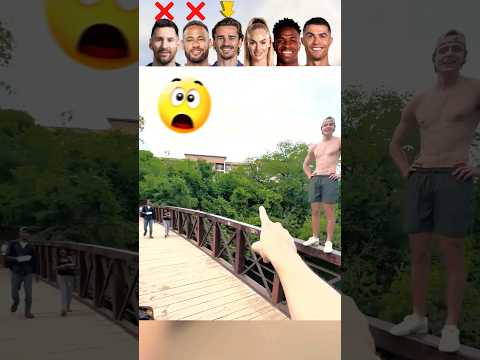 Messi VS Neymar VS Griezmann VS Lehmann VS Vini JR VS Ronaldo Fall to Water🫣