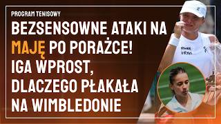 Świątek szczerze, dlaczego się rozpłakała po wygranej. Chwalińska atakowana mimo dramatu