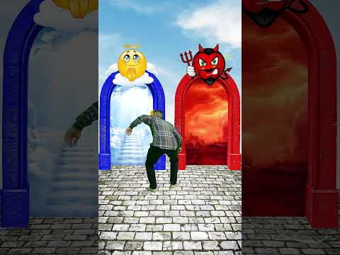 You cannot go to heaven if you do bad things || Heaven or Hell #shorts