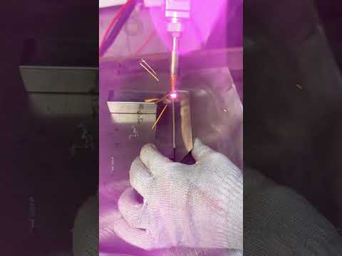 Hàn thử thực tế máy hàn laser k tua nhanh