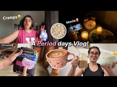 Period days in my life🩸🌸+ Living alone💕 | Vlog