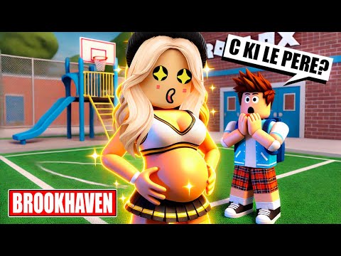 ENCEINTE A MON ÉCOLE PRANK ! QUI Y CROIT ? sur BROOKHAVEN RP ROBLOX