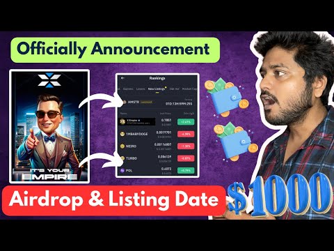 X Empire Officially Announced Airdrop & Listing Date 🔥 xempire airdrop chill phase | New Update