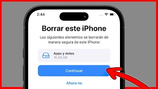 Cómo RESTABLECER IPHONE DE FABRICA