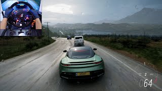 1000HP Aston Martin DBS Superleggera - Forza Horizon 5 | Steering wheel gameplay