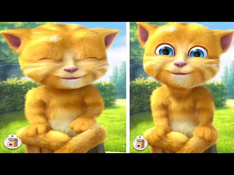 Talking Ginger Eating