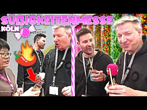 DIESE SÜßIGKEIT hat uns ZERSTÖRT😵🤣 Süßwarenmesse Köln🍬🍭 mit Marc Eggers (mir ist ÜBEL🤢)