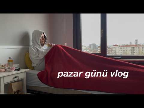 PAZAR GÜNÜ VLOG ☕️ | VERİMSİZ GÜNÜ VERİMLİ YAPMAYA ÇALIŞIYORUM...