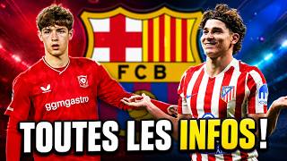 🚨Le BARÇA VEUT recruter DEUX JOUEURS en JANVIER ! Hamza va prolonger !