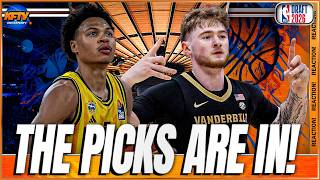 Knicks Draft G Jack Kayil and F Tyler Nickel | Live Reactions | 2026 NBA Draft | Knicks Fan TV