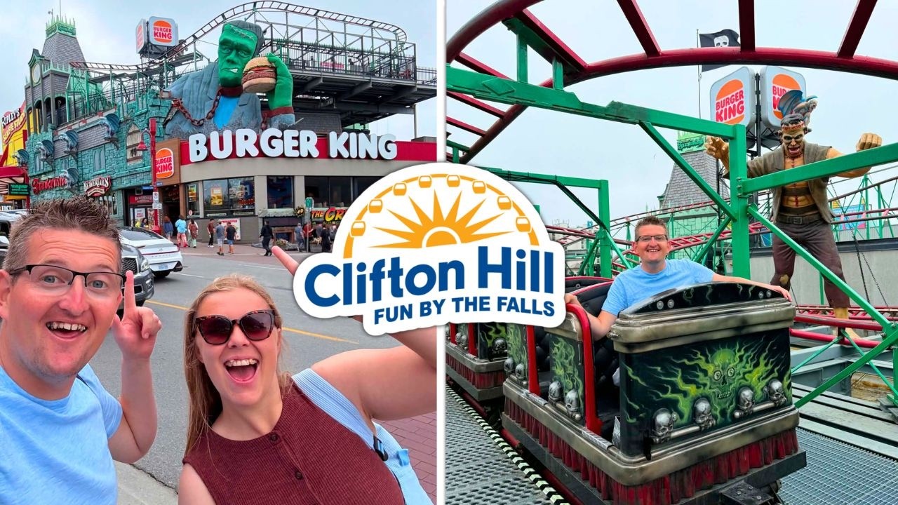 Clifton Hill Niagara Falls Vlog - Burger King Coaster, Dark Rides & MORE!