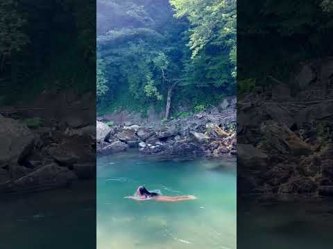Welcome to my world ⛰️mountain river 🌊⛰️ #shortsvideo #shorts #nature #diving #swimming #travel