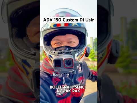 ADV 150 CUSTOM DI USIR DARI SENCI !! #honda #adv150 #matic #senayancity #sunday #sunmori