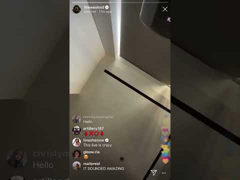 The Weeknd Unreleased Music on Instagram Live 3/27/2020