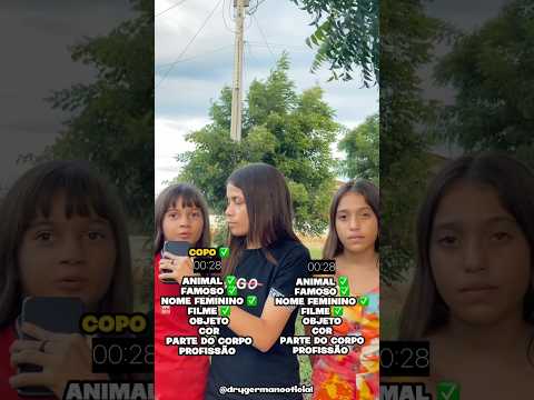 Não vale palavras com a letra (A)Desafio😱✅ #viralvideo #desafiodivertido #disafio