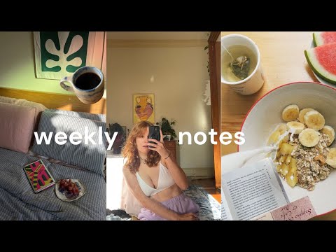 Weekly Notes 💌 Booktok, thinking critically, baking, having a normal life  🌸