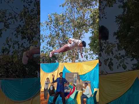 Reverse? public reaction?? #shortsvideo #flipsinpublic #youtube #jump #stunt #viral?