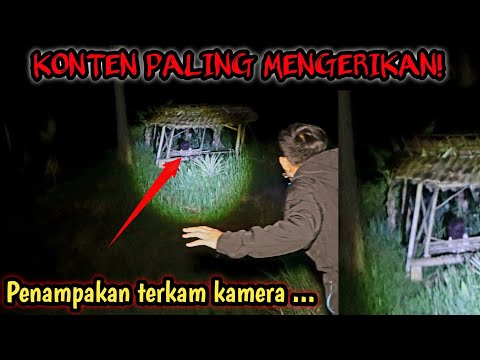 PENAMPAKAN HANTU TEREKAM KAMERA KETIKA NYARI KODOK! KAMERAMAN SAMPAI GAK KUAT