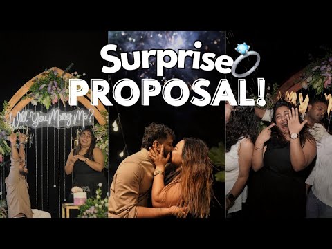 We are engaged!💜 | Surprise Birthday Vlog😍 | Pooja Krishna | Akhil | Proposal Day | Engagement