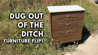 Saved from the Trash! Roadside MCM Dresser Gets a Retro Revival
