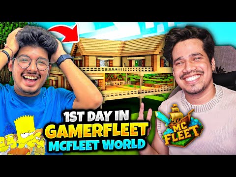 Day 1 In McFleet World 😍| I Tried Minecraft & Was Shocked 😱- Jash Dhoka