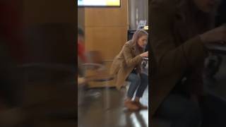 Chair Prank @ girl #shorts #shortvideo #women