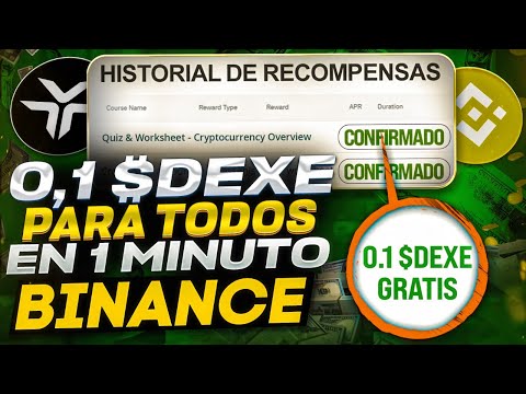 TODOS PODEIS RECLAMAR "0.1 $DEXE" POR RESPONDER 10 PREGUNTAS EN BINANCE **PASO A PASO EXPLICADO**