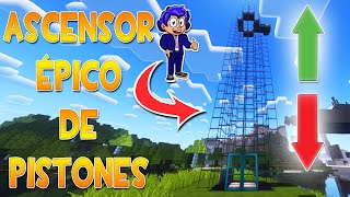 Ascensor Épico de Pistones en Minecraft: ¡Sube y Baja como un Pro!