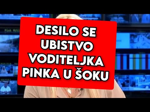 DESILO SE UBISTVO, VODITELJKA PINKA U ŠOKU - SAOPSTENO SAD