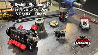 Engine Health! How To Read and Diagnose an Oil Filter... Plus Oil System 101! Tech Tip Tuesday