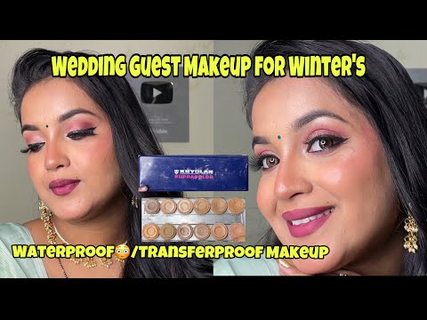 Wedding Guest Makeup for Winter’s 🥰♥️ Krylon Supera Base Pallete Uses and Benefits 😊