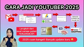 CARA JADI YOUTUBER 2025! MULAI DARI NOL SAMPAI GAJIAN BULANAN