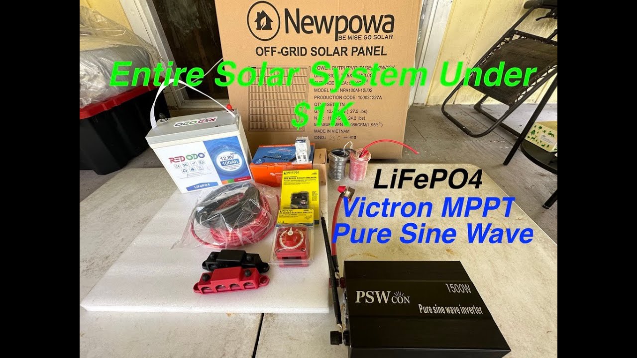 DIY Solar Power Station on a Budget: Complete System Under 00