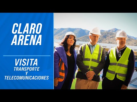 PLAY ▶️ | El ministro de Transportes y Telecomunicaciones visitó el Claro Arena.